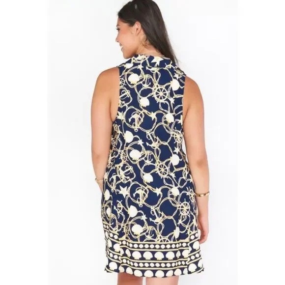 Show Me Your MuMu Carly collared dress Shellys yacht‎ club nautical Size Large - Picture 7 of 9